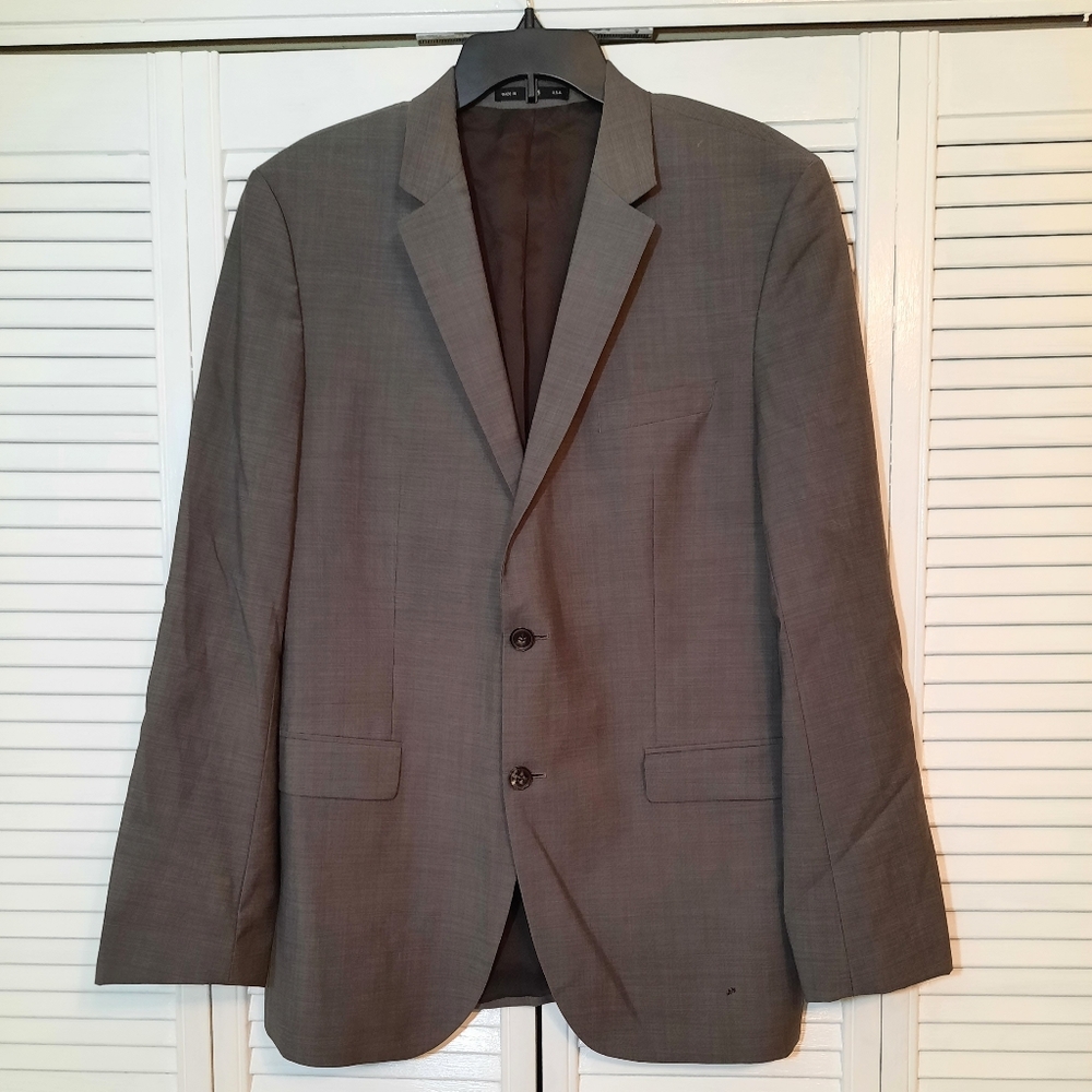 Hugo boss vtg USA virgin wool sport coat jacket sz 42 long - Picture 1 of 7